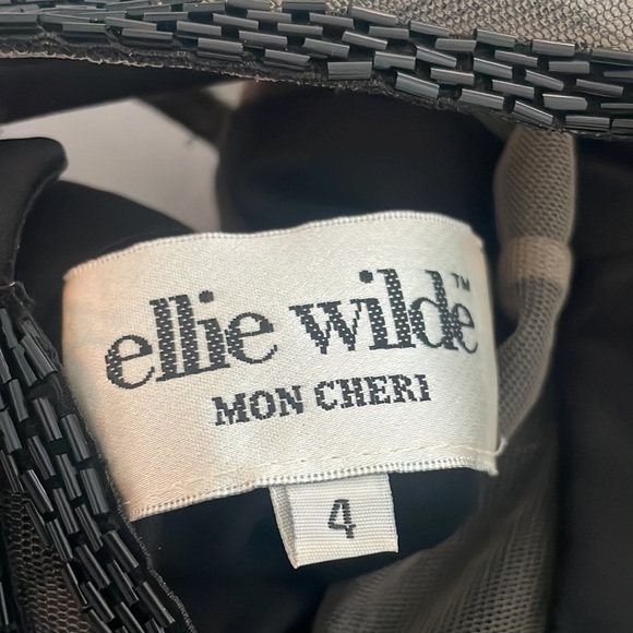 Mon Cheri dress. Worn for prom, elegant for formal event. Sz 4,fits between 2-4. - Picture 3 of 7